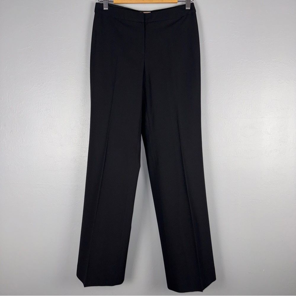 Emporio Armani Black 100% Virgin Wool Made in Italy Slacks Pants Trousers 38